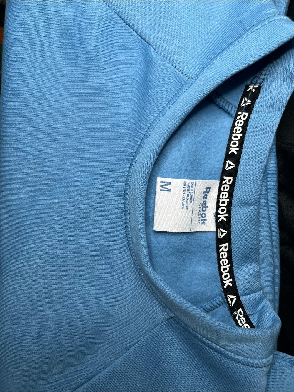 Reebok Light Blue Men's Crewneck Sweatshirt